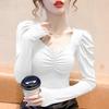 French Style Sleeveless V Neck T Shirt With Embroidery For Women Casual Wear