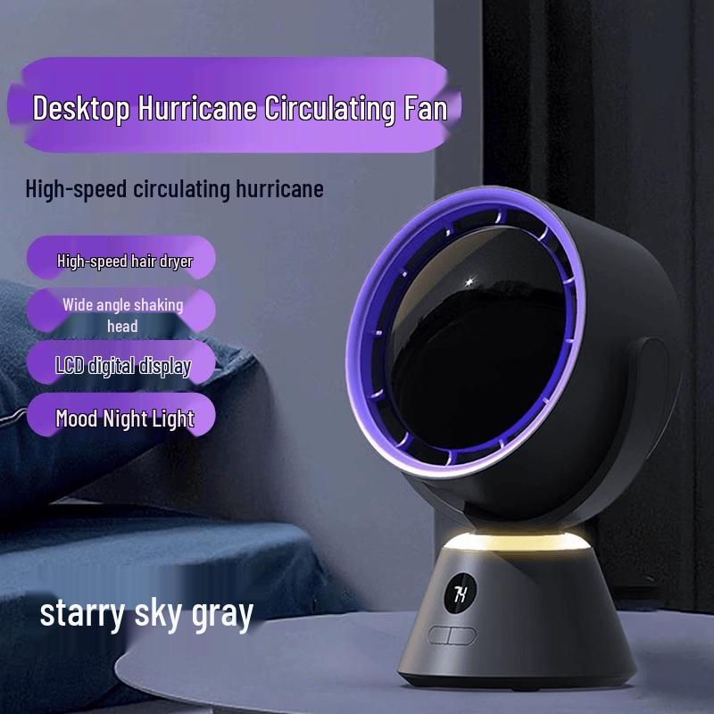 ZISIZ High-Speed Turbine Desktop Air Circulation Fan