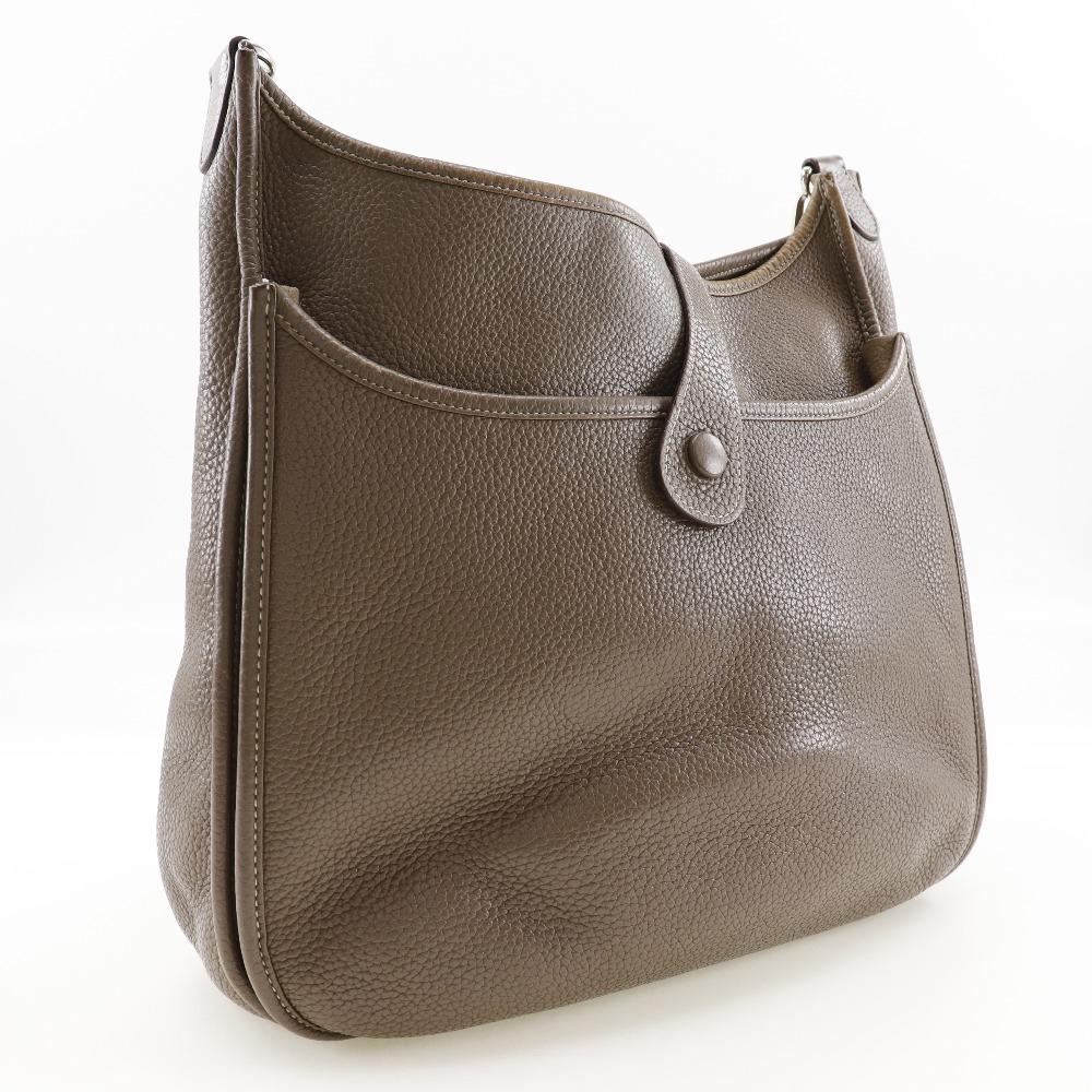 Hermes Geantă de umăr Evelyne3 GM Etope Feronerie argintie Taurillon Clemence Femei Folosită