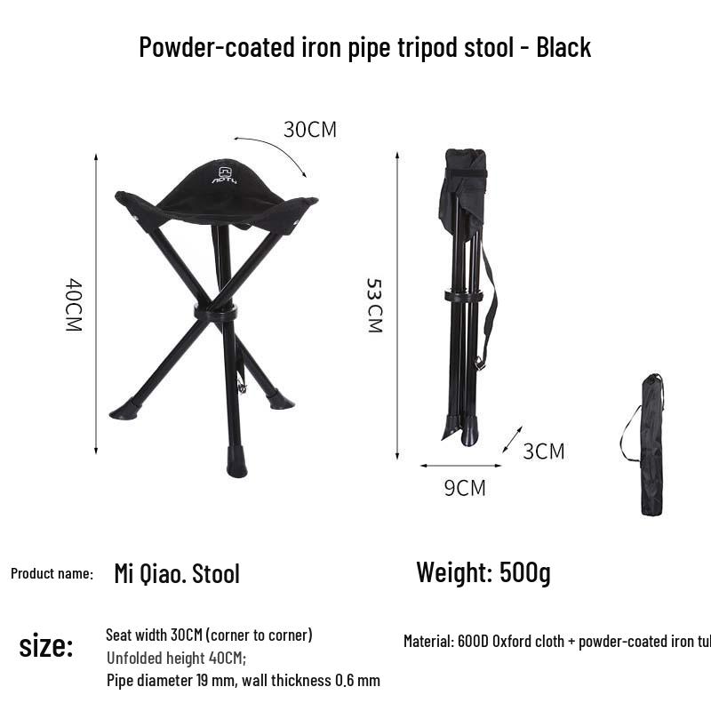Portable Ultra-Light Camping Chair: Outdoor Folding Stool for Art, Fishing, and Travel
