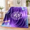 Austria Wien FC Printed Flannel Blanket Warm Comfort Bed Throw For Indoor Home Decoration