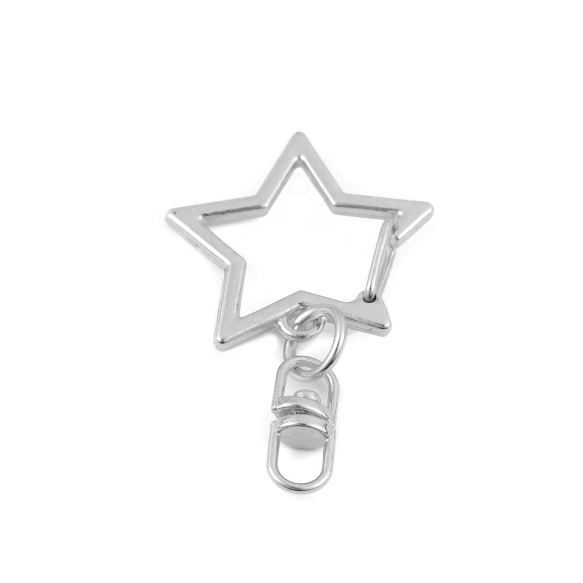 10Pcs/pack Lobster Clasps Hooks Star Blossom Heart Cat Moon Keychain Lobster for Charms Key Ring Clasp Jewelry Making Accessorie