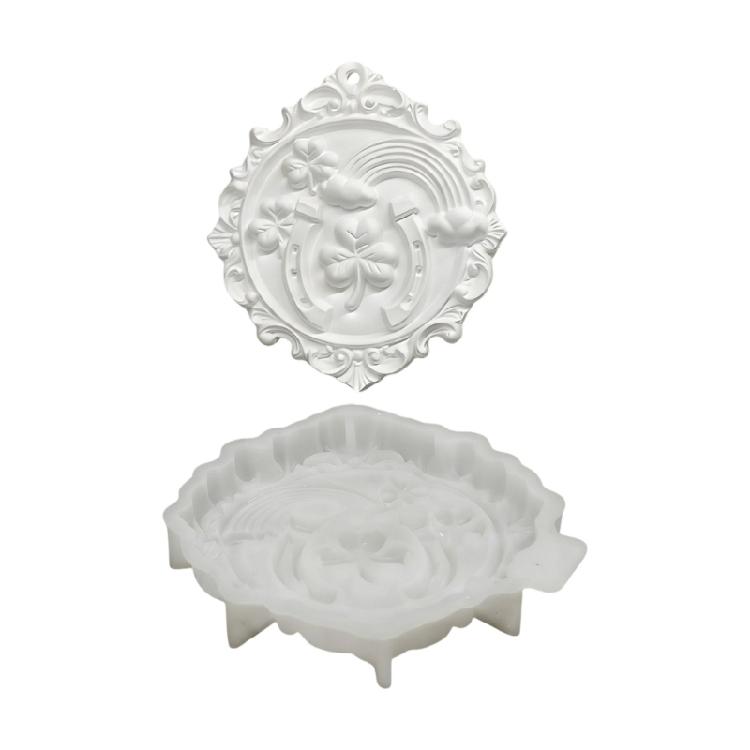 

Silicone Mold For Craft Holiday Decoration And Gift Making StPatricks Theme Hanging Pendant Making Casting Mold