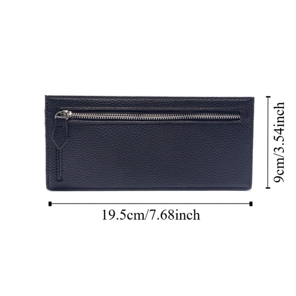 ID Credit Card Long PU Leather Wallets Multi Function Coin Purse Women Clutch Bag  Business