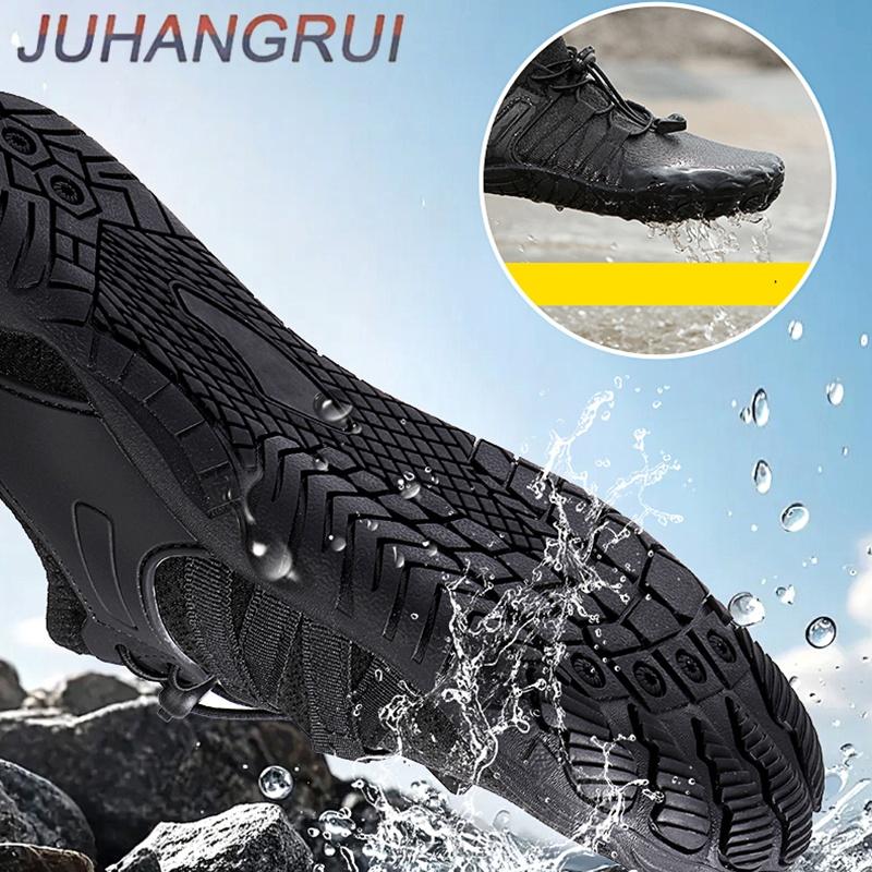 Outdoor Men's and Women's Wading Swimming Shoes Breathable Mesh Couple Barefoot Beach Shoes Indoor Yoga Fitness Hiking Sneakers