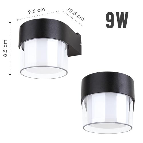 

9 Вт 18 Вт светодиодный настенный светильник уличный водонепроницаемый современный скандинавский стиль настенные светильники гостиная крыльцо садовый светильник уличное освещение Warm White