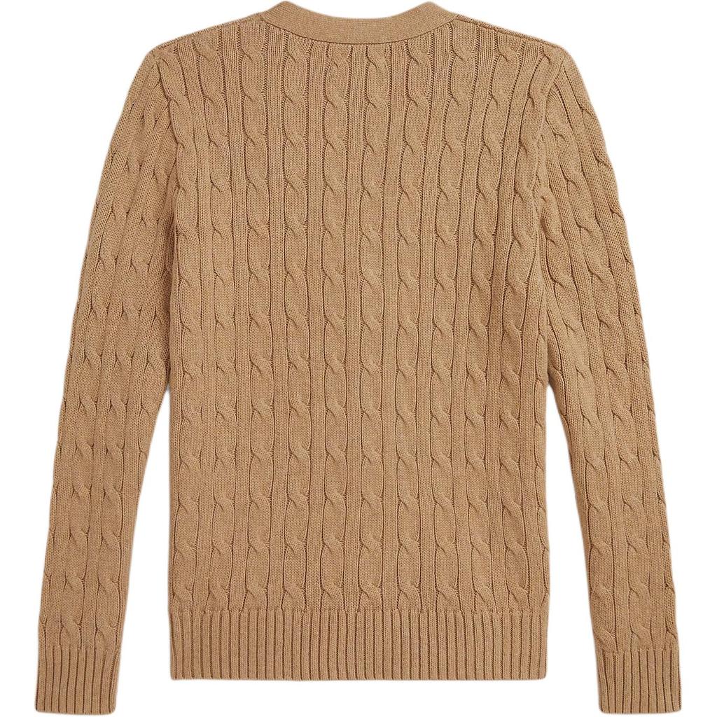 Polo Ralph Lauren Cable Knit Cotton V-Neck Long Sleeve Cardigan Kids cardigans 323925717-013