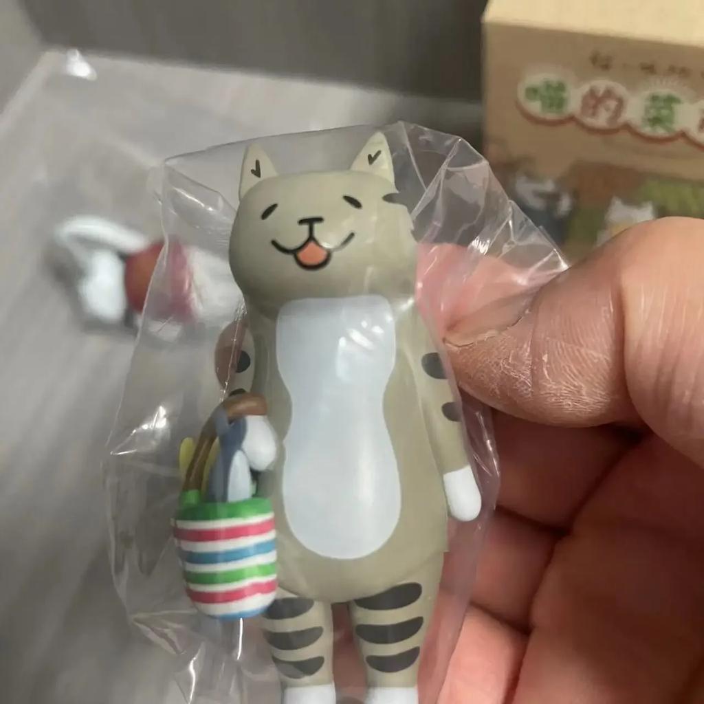 1 Stück Zufällige Sendung Ms Cat Blind Box Figur Spielzeug Kätzchen Puppen Meow Market Blindbeutel Dekoration Kinder Weihnachten Überraschungsgeschenke