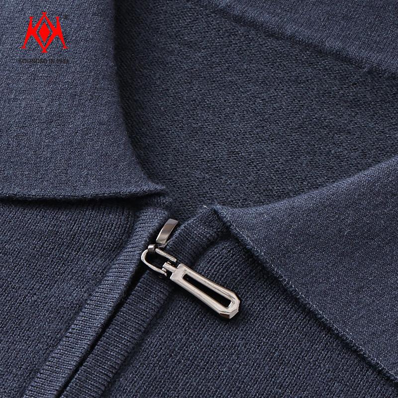 Men's Premium Wool Half-Zip Pullover Sweater