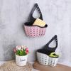 Hanging Non Perforated Kitchen Organizer Soap Storage Rack Storage Bag Sink Basket Drain Basket