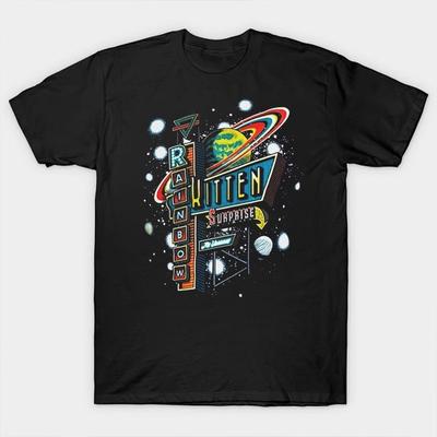 Rainbow Kitten Surprise Stazione Spaziale Regalo Per Fan Unisex S-5Xl Maglietta Ss1909