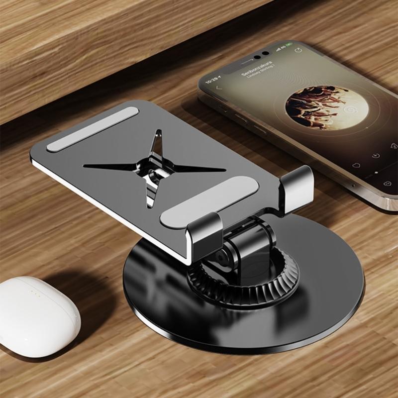 Aluminum Alloy Phone Stand Multi Angle Rotate Tablet Dock Holder Desktop Bracket For Mobile Devices