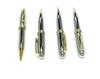 Barrel Brilliant Silver Retractable Ballpoint Pen In Premium Box 3-pack All-brass K7-PD07-3