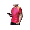 Li Ning Table Tennis Series Logo Print Short Sleeve T-Shirt Unisex Tops Cherry-Blossom-Red AAYU037-3