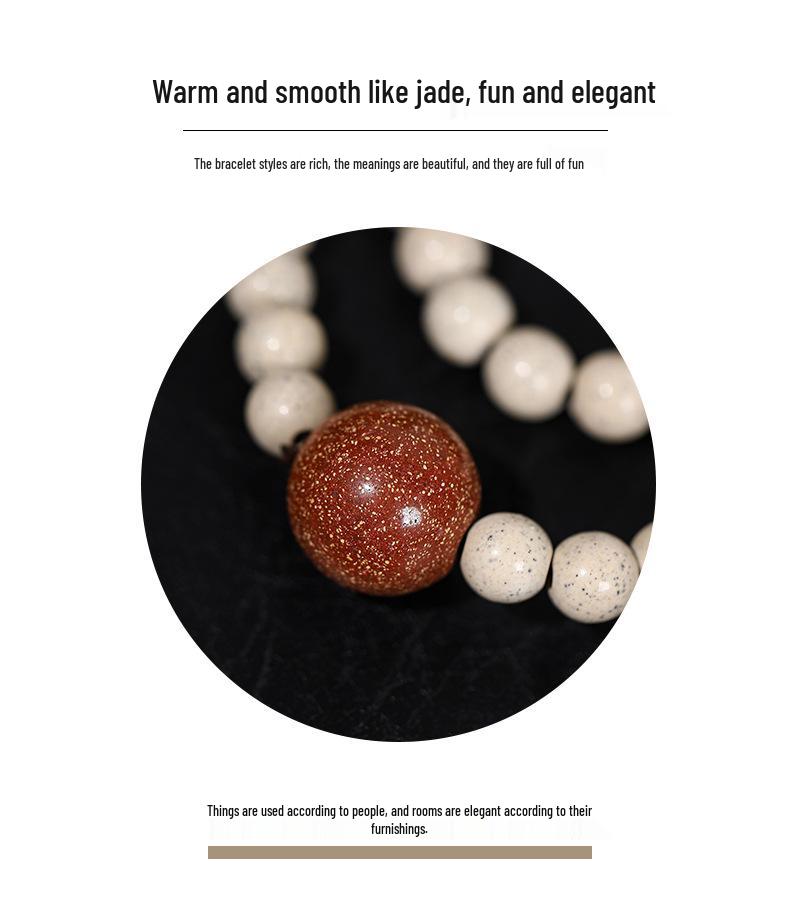 Yixing Zisha Unisex Bracelet: Ancient Style, Retro Artistic Charm
