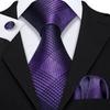 Barry Wang Formal Mens Paisley Silk Tie Set Mens Necktie Pocket Square Cufflinks Wedding