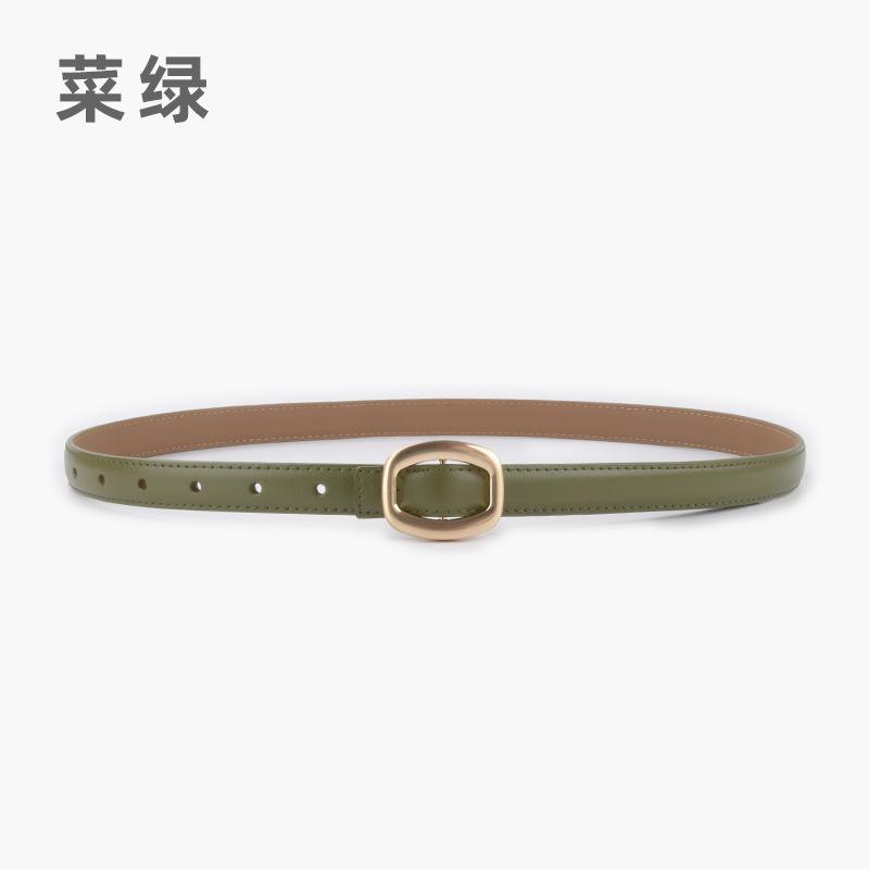 Women'S Leather Women'S Belt Simple Casual Pants Jeans Decoration Women'S Bf Style
