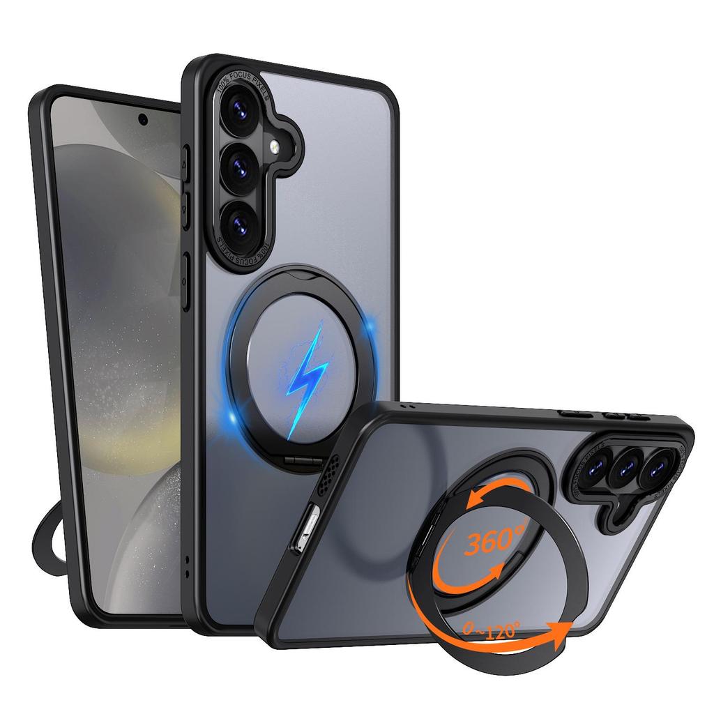 Samsung S26 Ultra Telefoonhoesje met 360 Draaibare Standaard - Valbestendig Beschermhoesje voor S25/S24 Plus