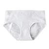 Women's 3 Pack Cotton Leakproof Period Underwear Middle Waist Comfortable Panties Blue Dark Grey Light Grey