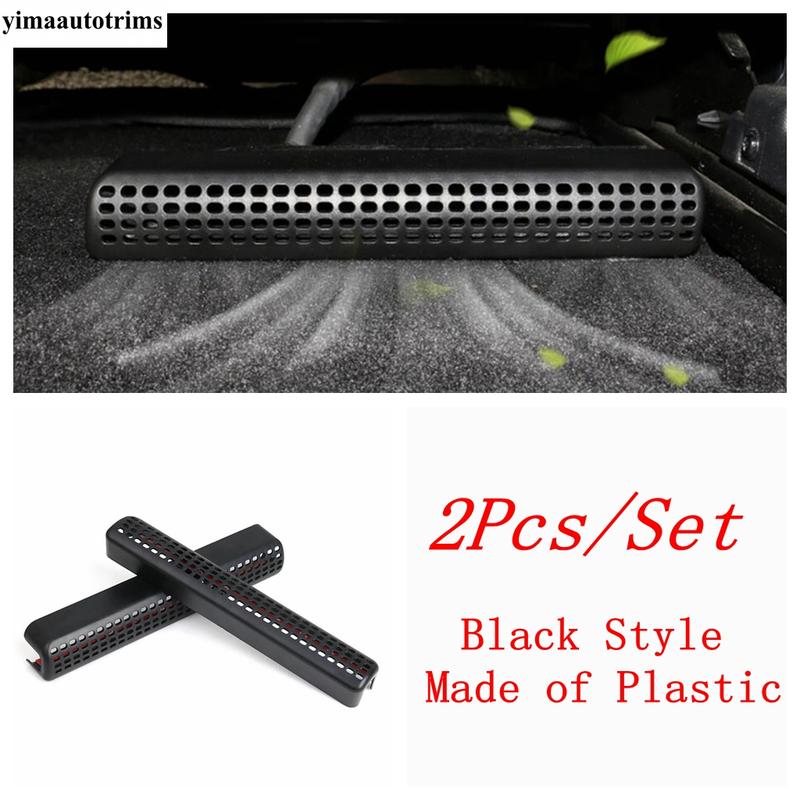 Seat Under Floor AC Air Vent Condition Outlet Dust Cover For Peugeot 3008 5008 GT 2017 - 2024 / Citroen C5 Aircross 2018 - 2024