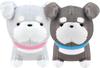 [CRUX] NicoNui NicoNui Keychain Set of 2 Matching Schnauzer Plush Toys with Magnetic Cheeks (111890)