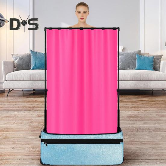 Cortină de intimitate Culoare solidă Ușor de instalat Multifuncțional Sac de dans Cortină Dansator Culisă Intimitate Paravan de schimbare