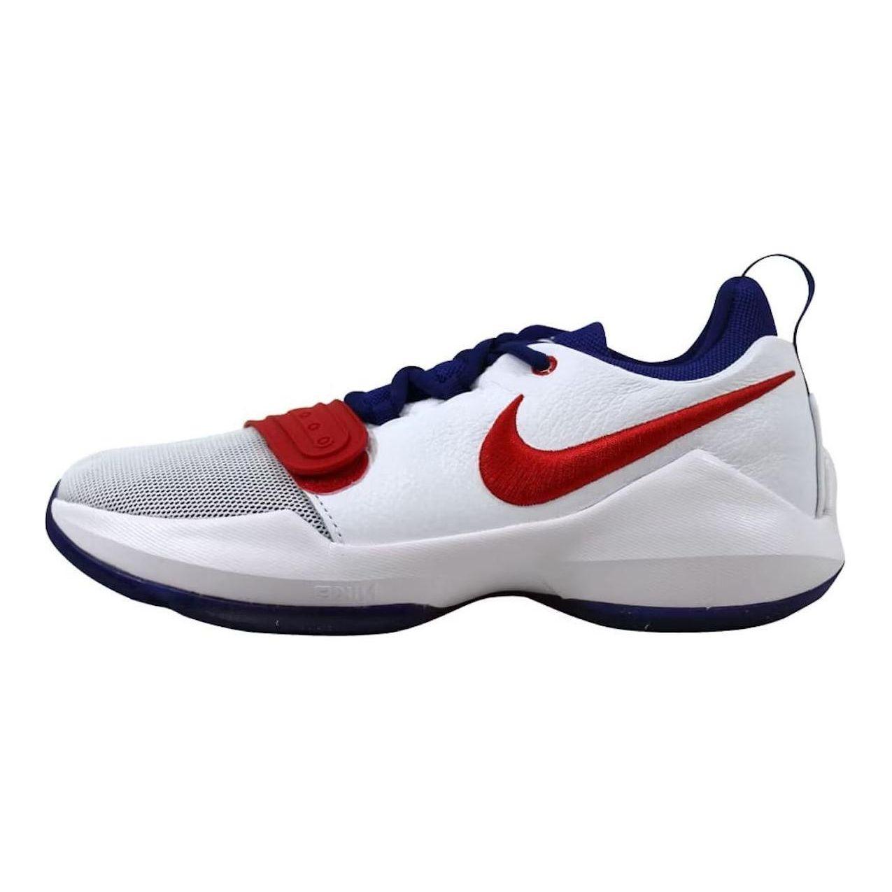 

Детские кроссовки Nike PG 1 GS Snapback Белый Университет-Красный 880304-164