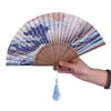 Japanese Style Waves Home Party Decoration Gifts Hand Fan Wedding Folding Fan Hand Held Fan