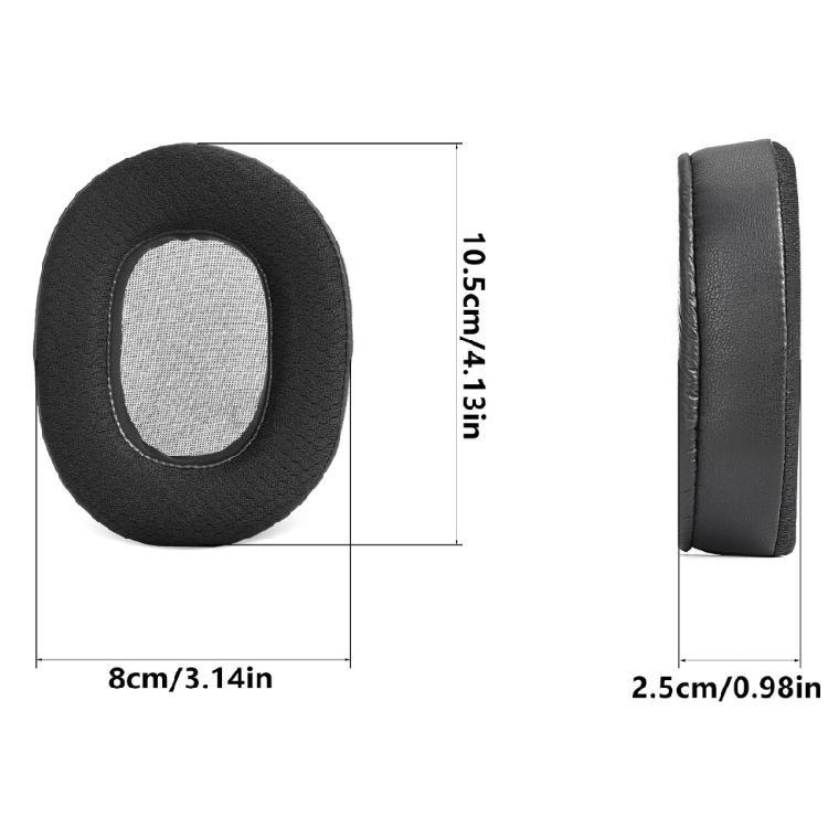 Foam Headsets Ear Cushions for 600Pro/ 700HX/ 800Pro/ 900MAX, Mesh Surfaces Replacement Ear Pad,
