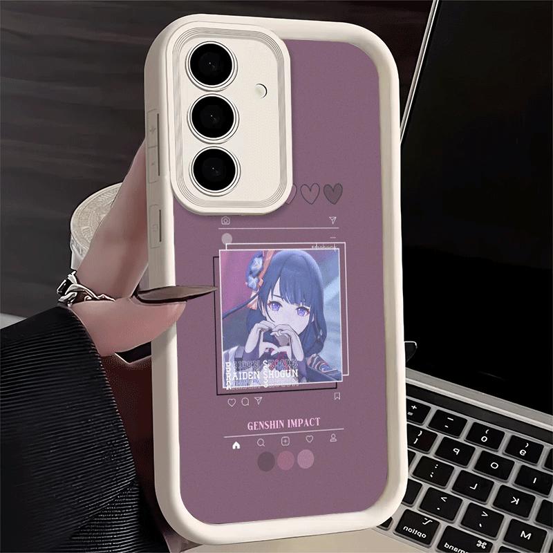 Phone Case for Samsung Galaxy A17 A16 A15 A14 A13 Genshin Impact Simple Design A56 A36 A26 A55 A35 A25 A54 A34 A24 A53 A33 A23 A