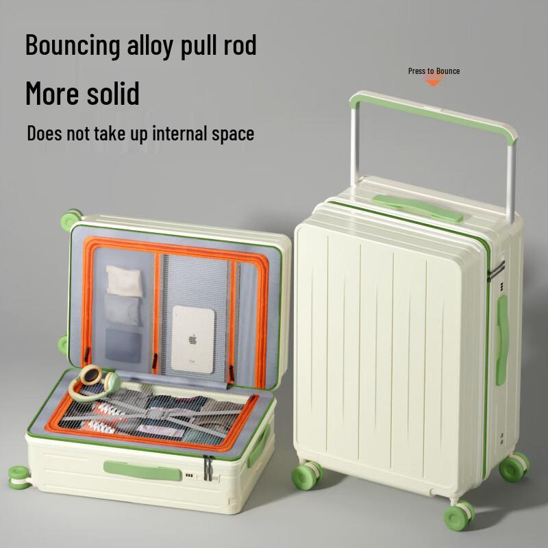 JOURHEY SHI Multi-functional Wide Drawbar Luggage 20 Inch