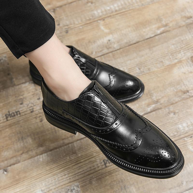 Fashion Shoes Men Casual Leather Business Shoes Formal Dress Tenis De Hombre Moccasins Mokasin Tenis Caballero Designer Fashion
