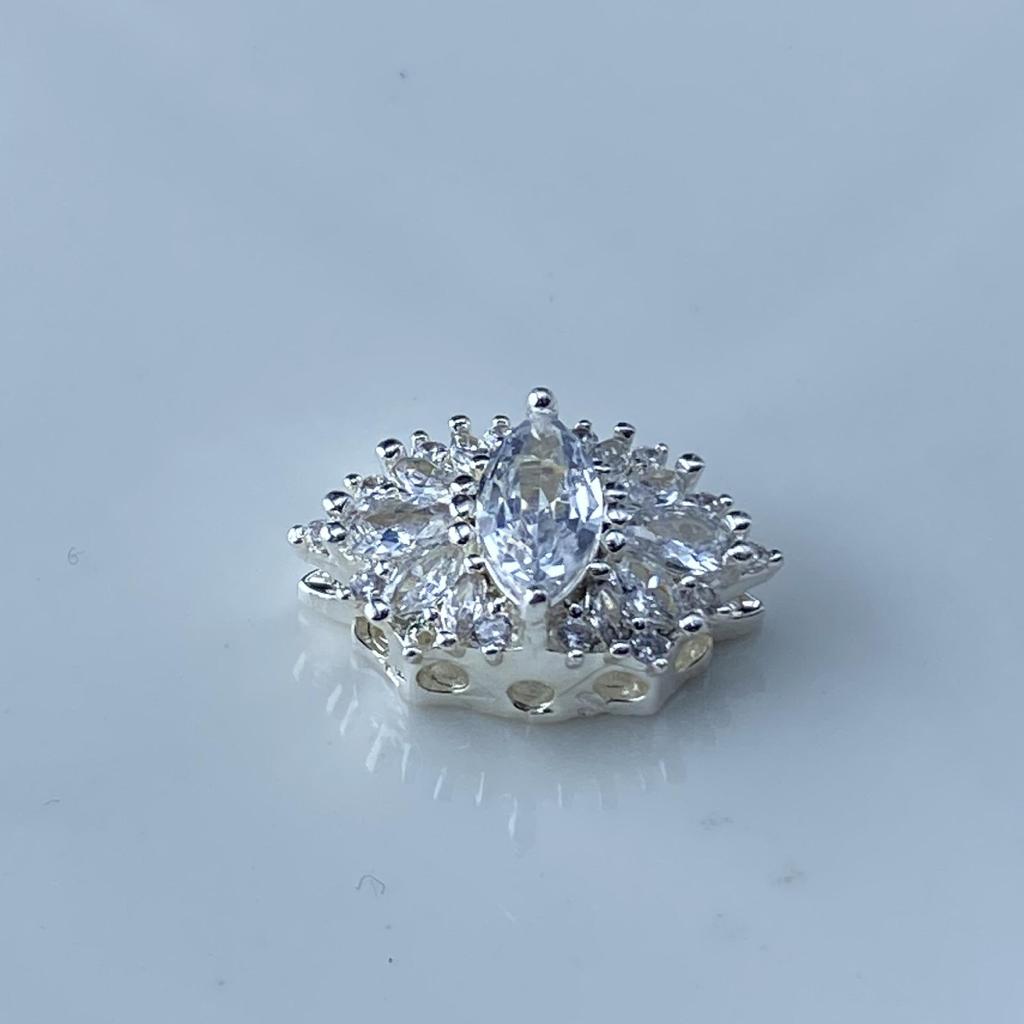 Luxury Rhinestone Zircon Spacer Beads: Handmade, Colorfast DIY Jewelry Accessories