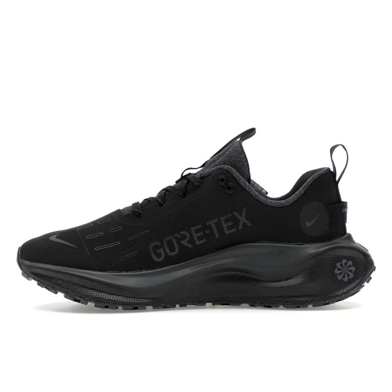 Nike  ReactX Infinity Run 4 GORE-TEX Black Anthracite Women Sneakers Volt Dark-Grey HQ0264-001