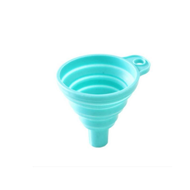 Erweiterbarer Zusammenklappbarer Silikontrichter Haushalt Mini Küche, Ölgießen Wein Flüssigkeitsspender Trichter Küchenwerkzeuge