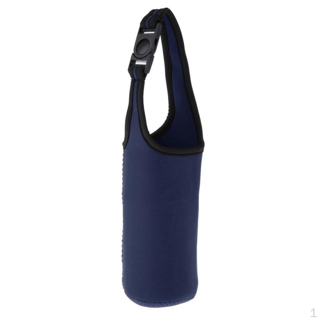 

Tumbler Cup Carrier Pouch Guard with Strap Handle Navy Blue