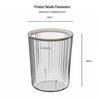 TAYHEE Transparent Lidless Waste Bin