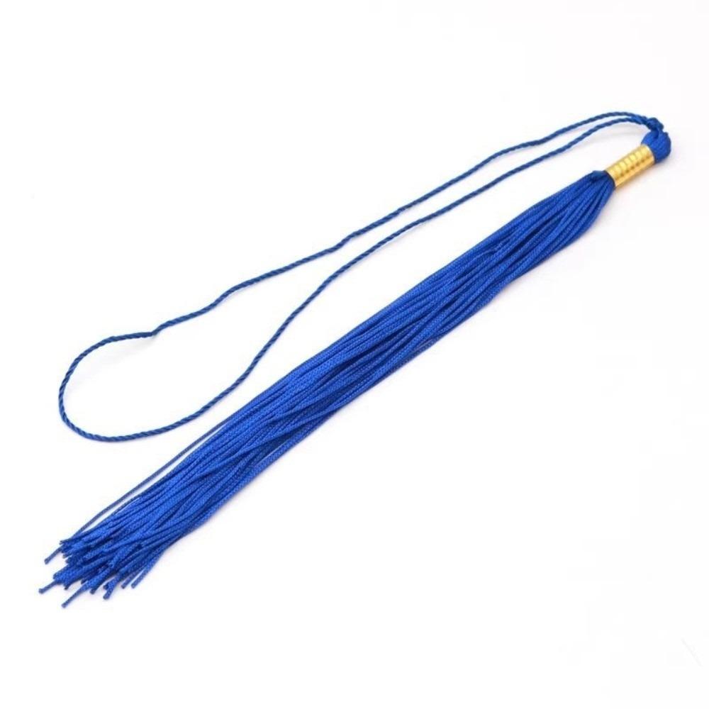 Long Graduation Cap Decoration Golden Pendant Pendant Tassel Academic Tassel Graduation Ceremony синий