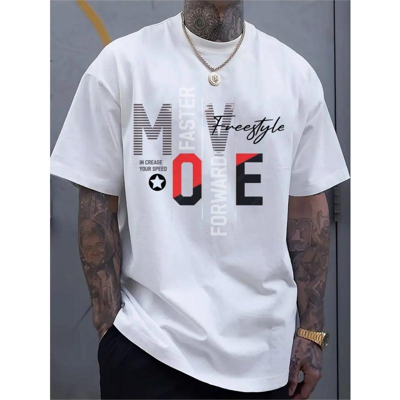 

Мужская модная футболка с круглым вырезом, универсальная, с короткими рукавами, подходит для путешествий/пляжа, фитнеса/бега/тренировок, новый летний стиль S белый