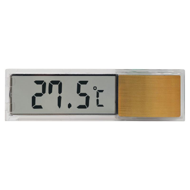 3D LCD Aquarium Thermometer - Electronic Induction Water Temp Meter for Fish and Turtle Tanks.