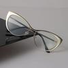Luxury Cat Eye Frame Eyeglass Women Men Minimalist Transparent Glasses Cool Clear Lens Frame Glasses