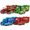 Cars Toys- Lightning McQueen Jackson Storm Chick Hicks Diecast Container Truck Metal Alloy Model Peripheral Toys Birthday Gifts!