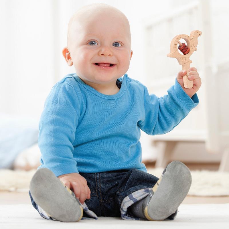 Infants Learn To Climb Toy Car Wooden Car Hand Rattle Early Childhood Education Teaching Aids Grasp Sensory Ability Development