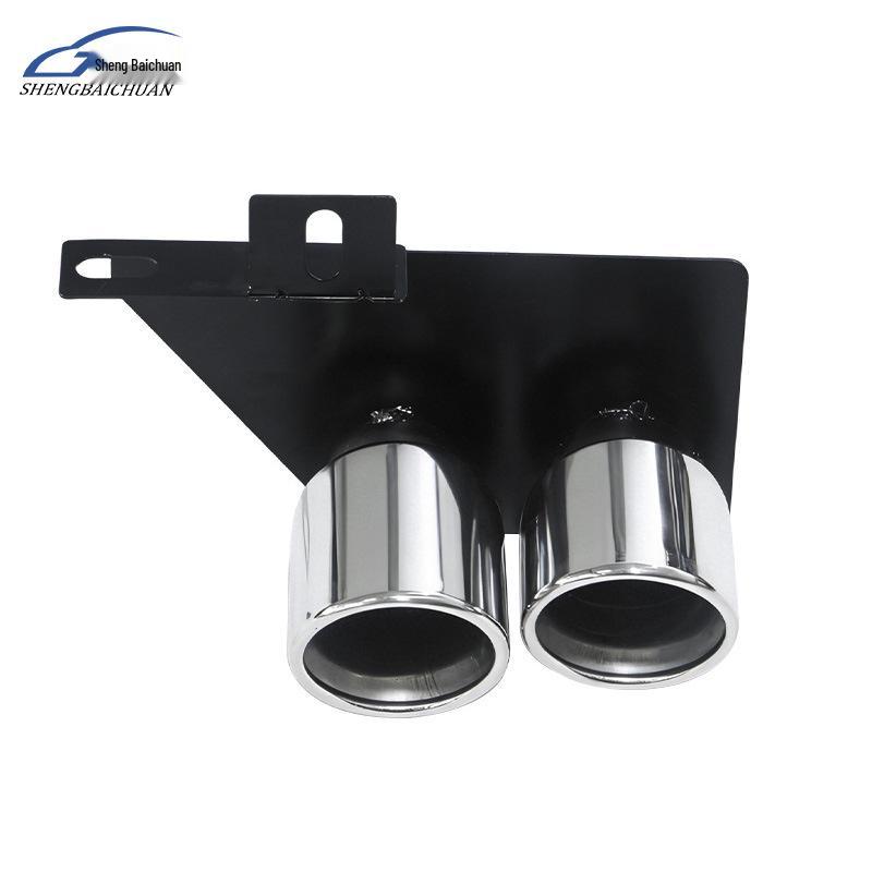 M5 Style Stainless Steel Quad Exhaust Tailpipe for BMW 5 Series F10/F18 520, 523, 525, 528