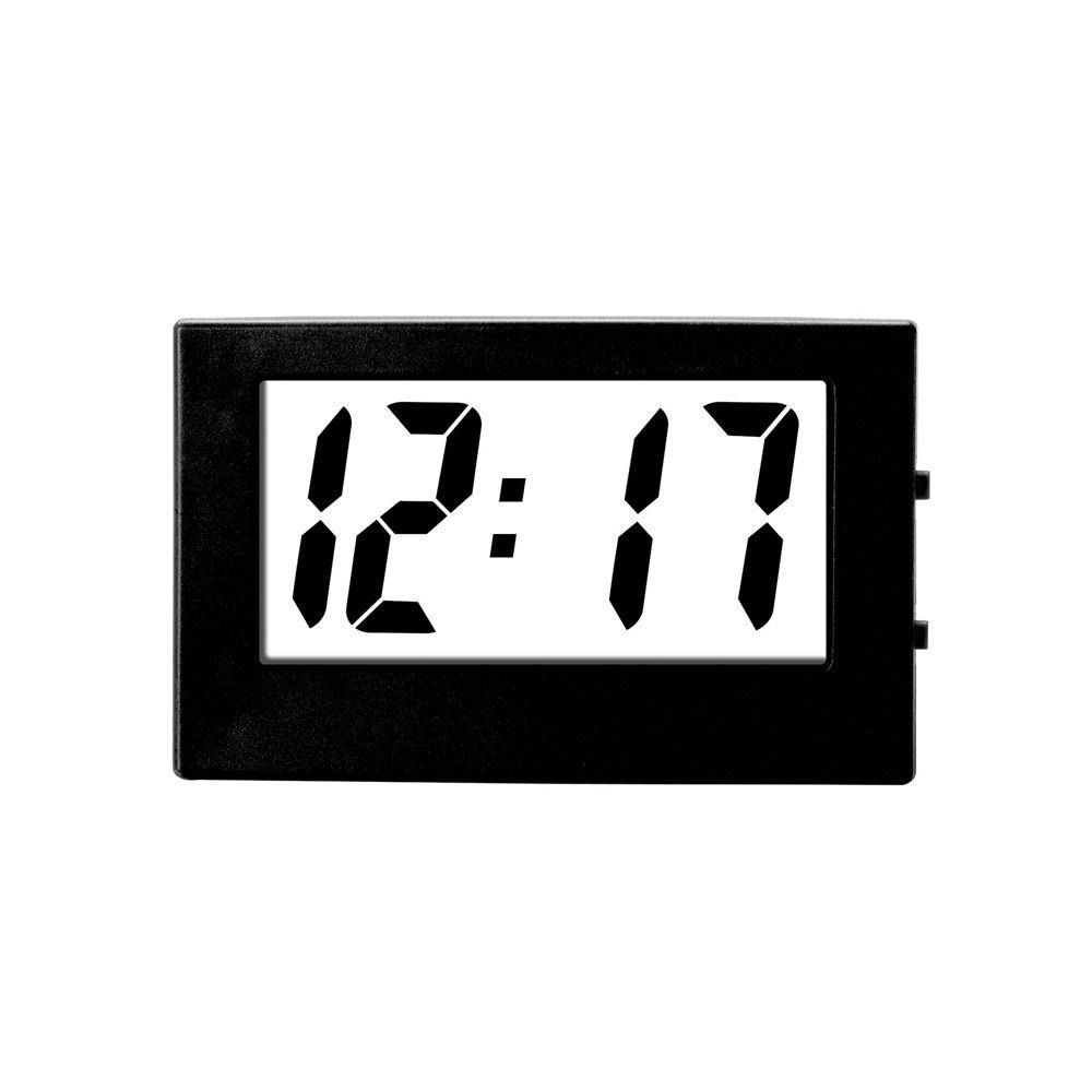 1Pcs Time Display Mini Triangle Clock Simple Desktop Electronic Clock For Home Bedroom Office Car