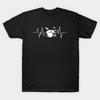 Men Black Print T-shirt Drums No-Cut Transfer Paper Print Cotton Tshirt