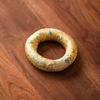 Donut Shape Singing Bowl Mat Nepalese Wooden Fish Coaster Sound Copper Out Mat  Meditation