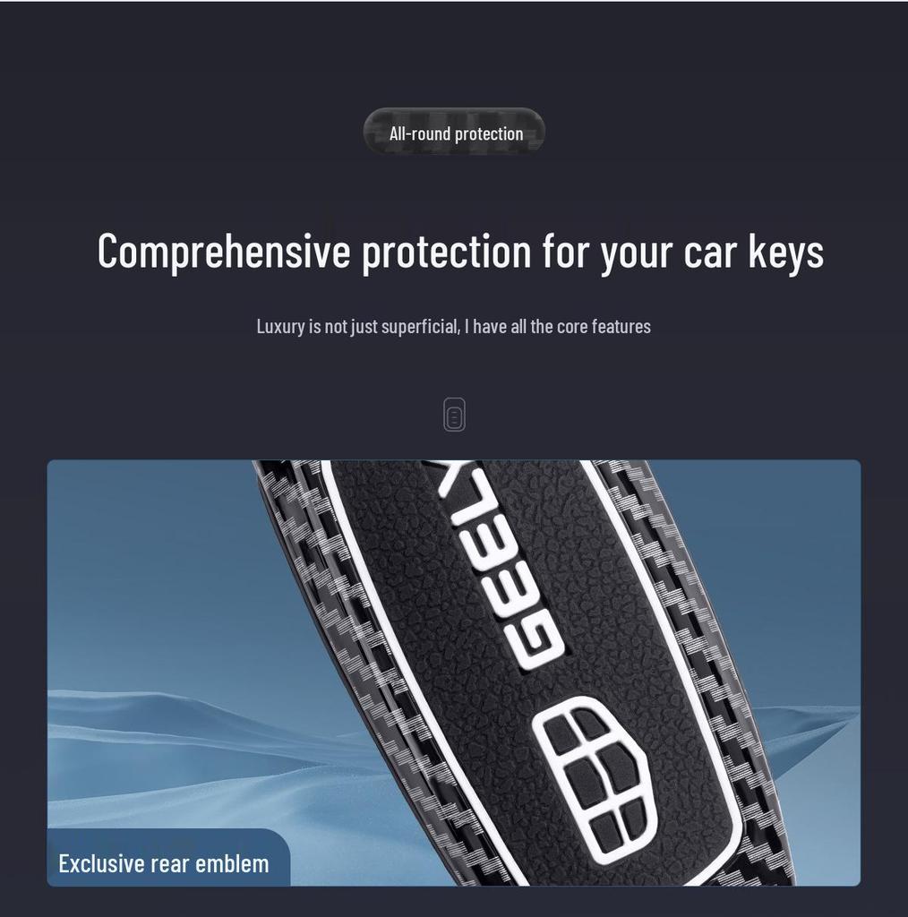 Compatible Geely Key Case for New Emgrand, GS, S1, Boyue, X3, X6, Borui, Binrui