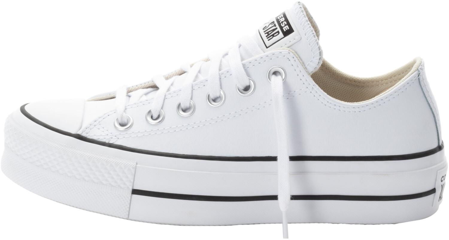 

Кроссовки Converse Chuck Taylor All Star Lift Clean Leather Ox W белый/черный/белый 40