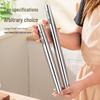 Thickened 316 Stainless Steel Dough Rolling Pin for Dumplings